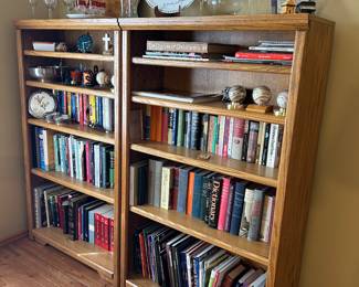 Book cases and lots of books!