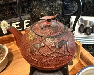 Teavana Cast Iron Tea Pot with Warmer