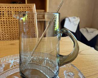 Vintage Copenhagen Pitcher and Stir Stick