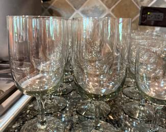 Vintage Copenhagen Smoked Stemware
