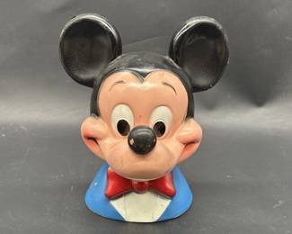 1971 Walt Disney Plastic Mickey Mouse Bank