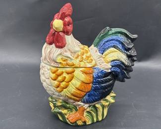 Ceramic Rooster Cookie Jar
