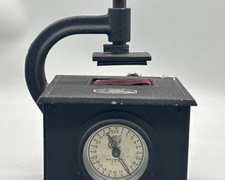 Antique 1910's Time Stamp Machine