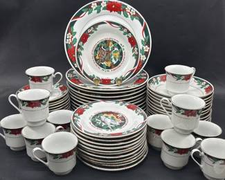 60-Piece China Set, 12 Five Piece Place Settings