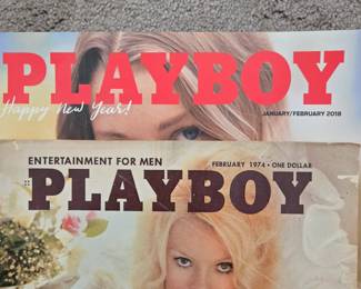 Playboy collection Feb 1974 to Jan/Feb 2018 (a few missing, some unopened)