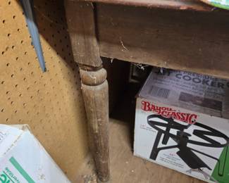 Antique/Vintage Farm "Homestead" Table w/ 2 drawers