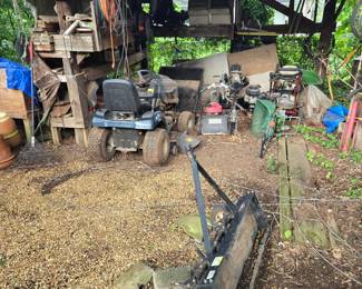 Pull Behind Aerator, Honda Pushmower, Riding Lawnmower & More