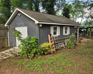 Outbuilding full of everything