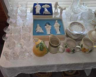 Boehm porcelain, vintage pitchers