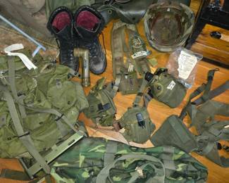 Backpack, Harness w/ accessories., Boots & more!