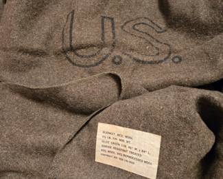 U.S. Army wool blankets