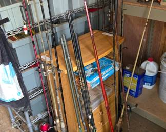 Lots of Fishing Gear & Tackle for both fresh & saltwater