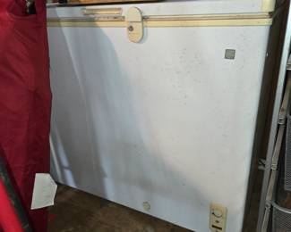 Additional GE Chest Freezer in workshop