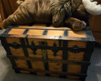 Refinished Steamer Trunk