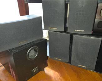 Pioneer HTP 6 pc Surround Sound Speakers