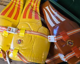 Vintage life jackets 