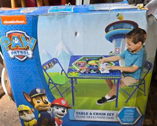 Paw Patrol young kids' table & chair
