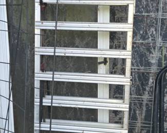 Aluminum ramps 750 lb load, rails are 24" x 78" each