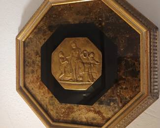 Same antique picture price negotiable glass plated