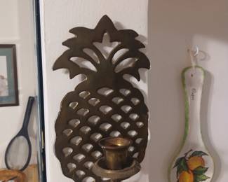 Pineapple shaped candlestand price negotiable