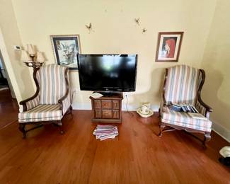 Pair of vintage side chairs
