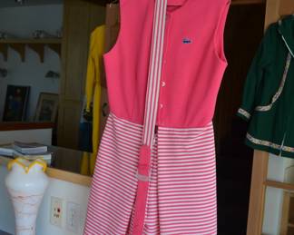Vintage David Crystal LaCoste tennis outfit
