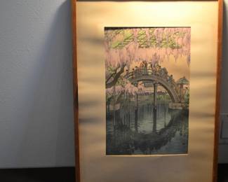 Yoshida woodblock print