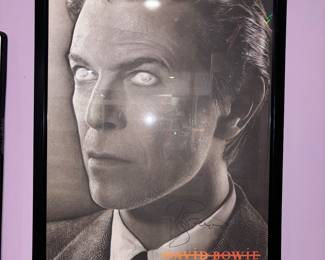 David Bowie Signed Poster