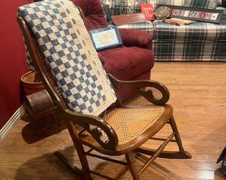 1628.  Ralph Lauren Quilt, Rocker