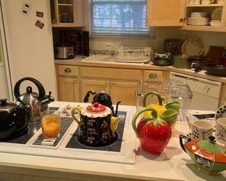 1710 Teapots  Japan Fruit Pitchers