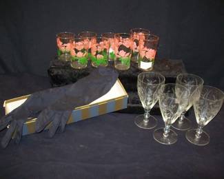 Vintage glassware