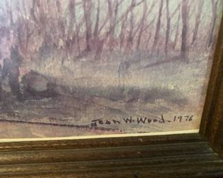 #25 Jean Wood Print 30/500 of The Steamboat Gothic House - on Canvas Framed - 29x25 $120.00