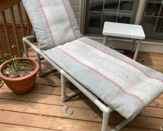 #105 PVC Chaise Lounge $50.00