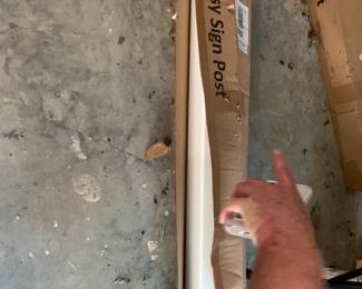 #130 Vinyl Sign Post - 6' x 4"square Vinyl $30.00
#131 Vinyl Sign Post - 6' x 4" Square Vinyl $30.00