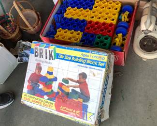 #147 Brik Building Blocks/Life Size Block Set $25.00
