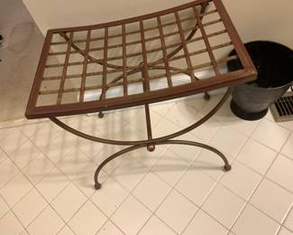 #99 Metal Stool 21x13x17 $30.00