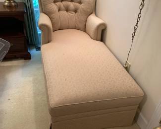 #90 Cream Chaise Lounge - 5' Long $75.00