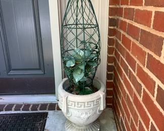 #153 Concrete Planter 12x13 $30.00
#154 Concrete Planter 12x13 $30.00