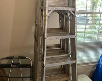 #126 Caprum Aluminum 6' Painters Ladder $25.00
#127 Keller Aluminum 6' painters Ladder $25.00
#128 Keller Aluminum 6' painters Ladder $30.00