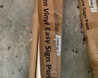 #130 Vinyl Sign Post - 6' x 4"square Vinyl $30.00
#131 Vinyl Sign Post - 6' x 4" Square Vinyl $30.00