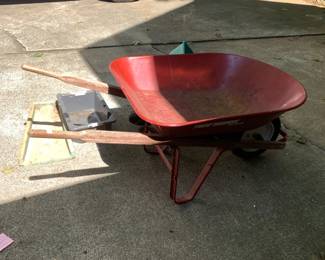#139 Tru Temper Metal Wheelbarrow $40.00