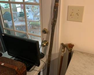 #74 Wood Walking Stick - 55" Long $25.00