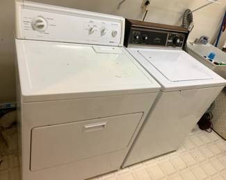 #56 Kenmore Washing Machine - w/agitator $25.00
#57 Kenmore Dryer w/hamper door $25.00