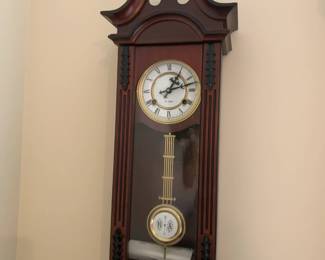 #12 31 Day Wall Clock w/key - Spiegel Clock - 10x5x32 $100.00
