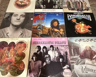 Vintage Vinyl Record Albums, The Butterfield Band, Foreigner, Robert Plant