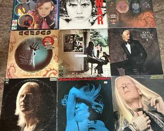 Record Vinyl Albums, U2 WAR, Culture Club, John Dawson, Johnny Winter