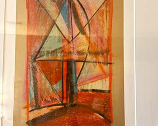 Sidney Gordin “Summer 1944” Original Pastel on Paper
