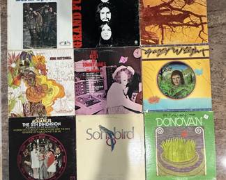 Record Vinyl Albums Donovan . The 5th Dimension, Joni Mitchell