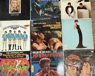 Vintage Vinyl Record Collection - Mary Hopkin, Ella Fitzgerald, The Beatles & More - Music from the 50's and 60's