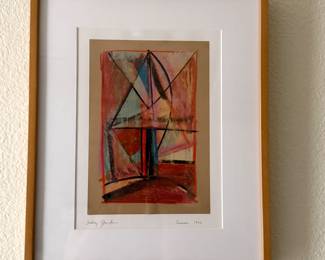 Sidney Gordin “Summer 1944” Original Pastel on Paper